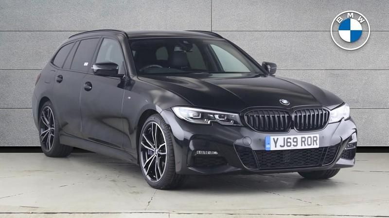Black Used 2020 BMW 320 M Sport Estate | £23,465 (Fair price) - Image 1/4