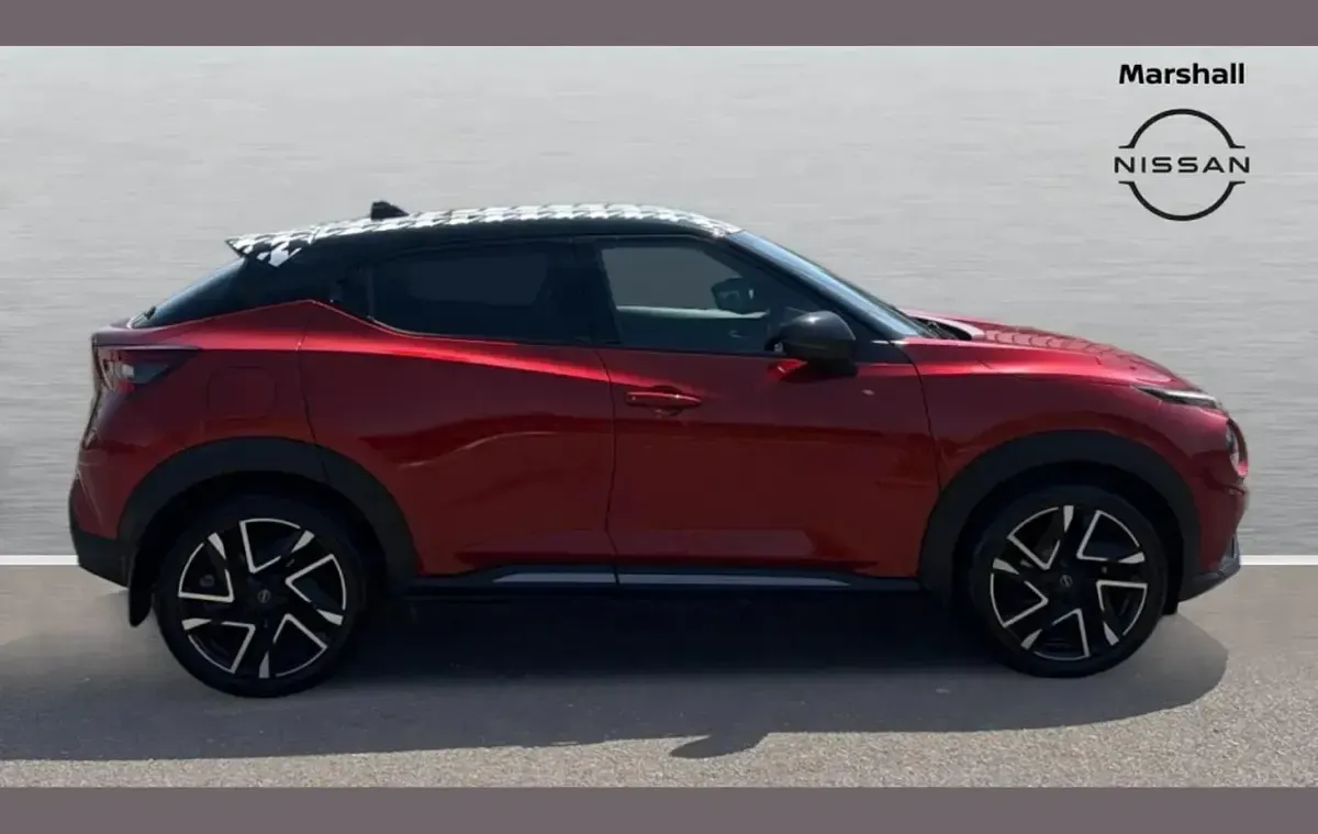 Used Nissan Juke Tekna+ 114 HP (83 kW) 2025 Fuji sunset red SUV