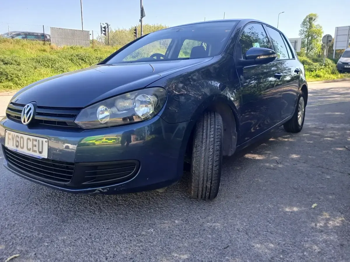 Used VW Golf VI S 2010 Blue Hatchback