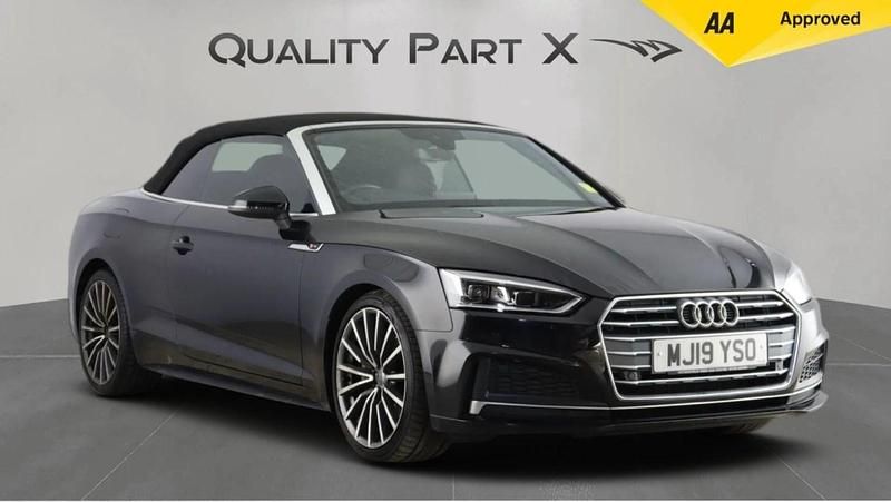 Used Audi A5 Cabriolet S-Line 190 HP (139 kW) 2019 Black Cabriolet