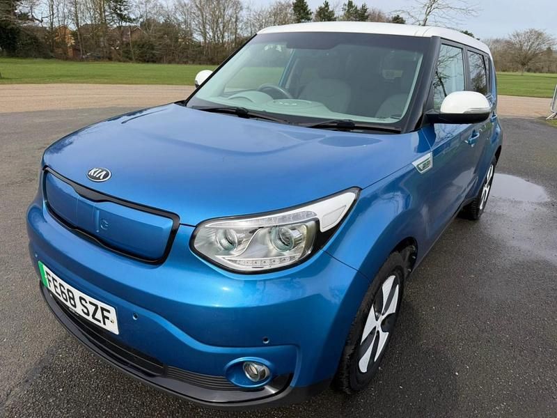 Used Kia Soul EV 2018 Blue SUV