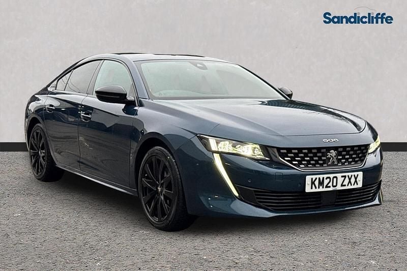 Used Peugeot 508 GT-line 131 HP (96 kW) 2020 Blue Hatchback