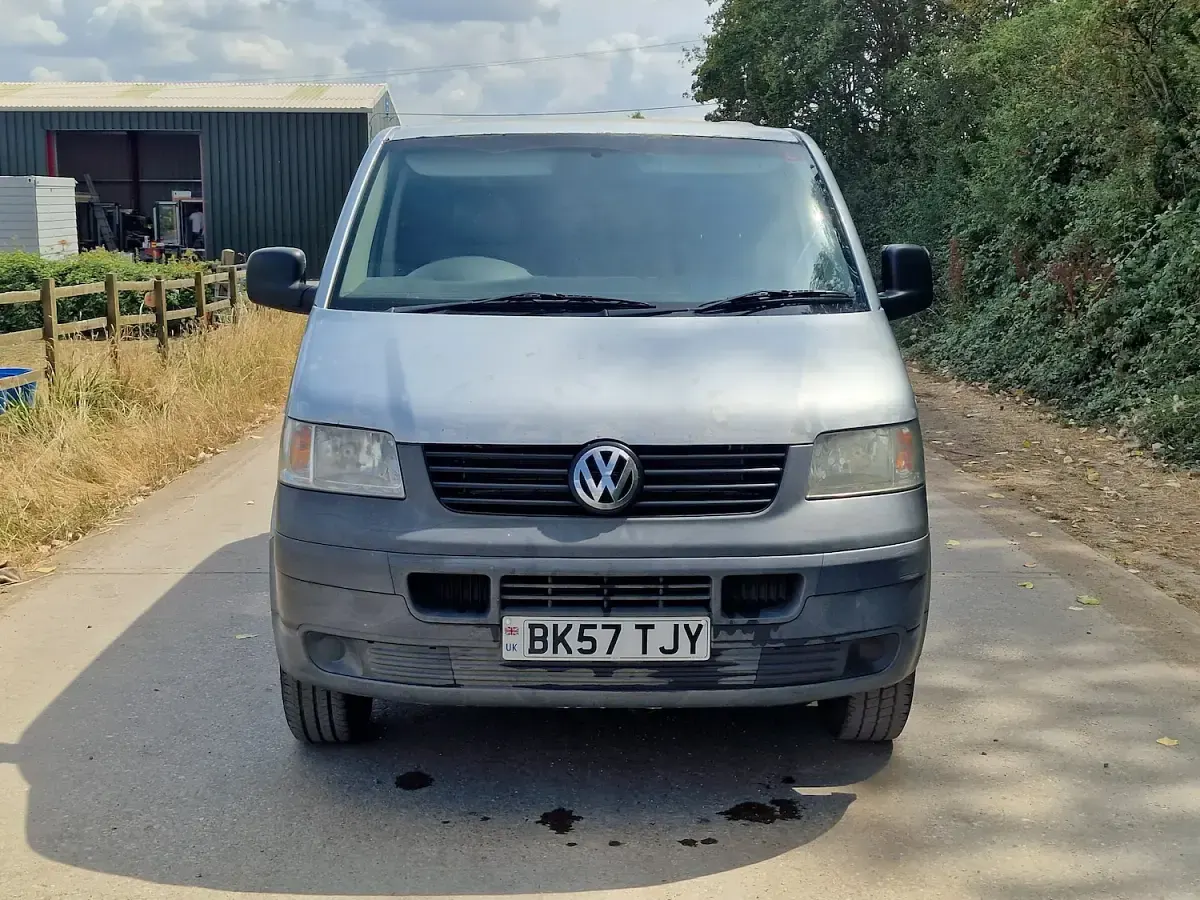 Used VW T5 101 HP (74 kW) 2007 Silver Van