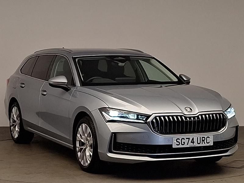 Silver Used 2024 Skoda Superb SE L Estate | £29,498 (Expensive) - Image 1/4