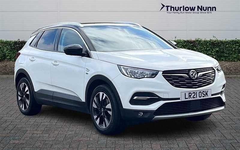 Used Vauxhall Grandland X Edition 131 HP (96 kW) 2021 White SUV