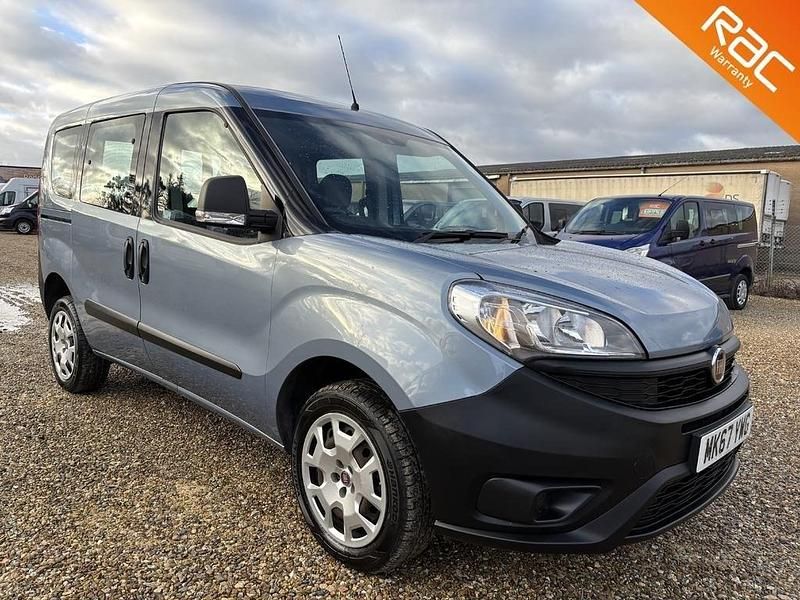 Blue Used 2017 Fiat Doblò Pop MPV | £6,995 (Good price) - Image 1/4