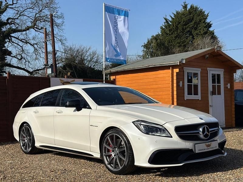 Used Mercedes CLS63 AMG Shooting Brake AMG 575 HP (422 kW) 2015 White Estate