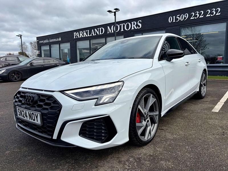 Used Audi A3 Black Edition 2024 White Sedan
