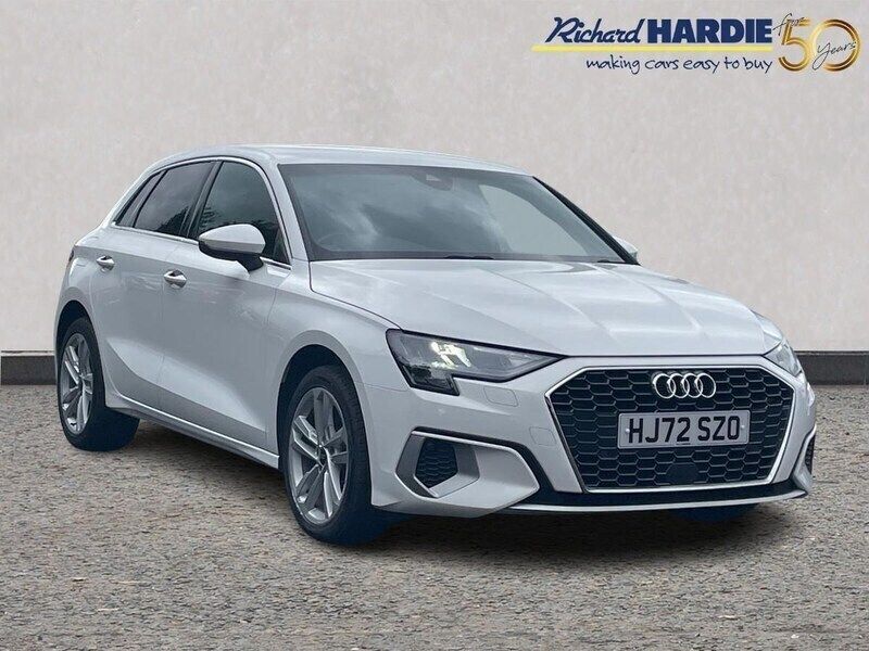 White Used 2022 Audi A3 Sportback Sport Hatchback | £18,999 (Fair price) - Image 1/3