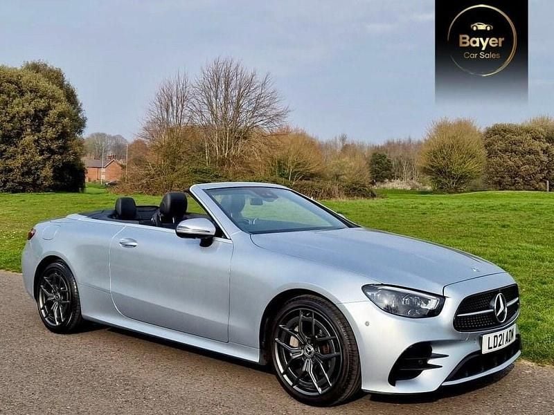 Used Mercedes E220 AMG Line Premium 2021 Silver Cabriolet