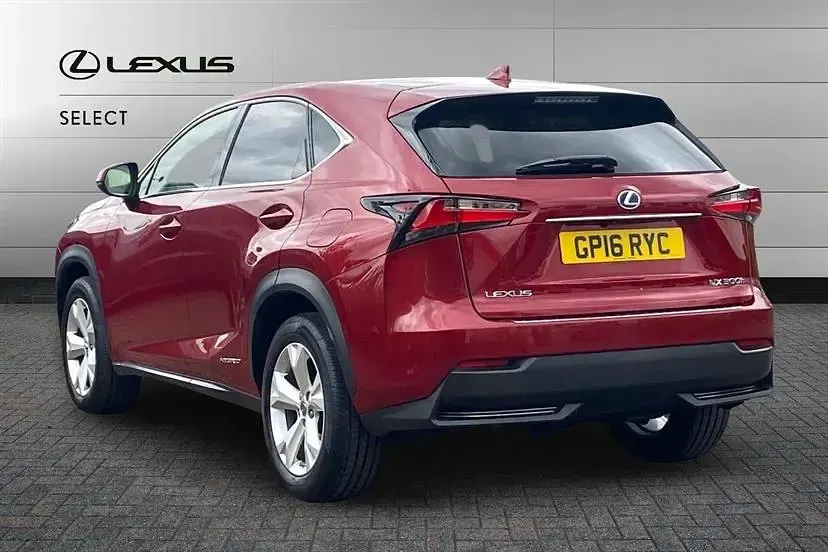 Used Lexus NX300h 197 HP (144 kW) 2016 Mesa red SUV