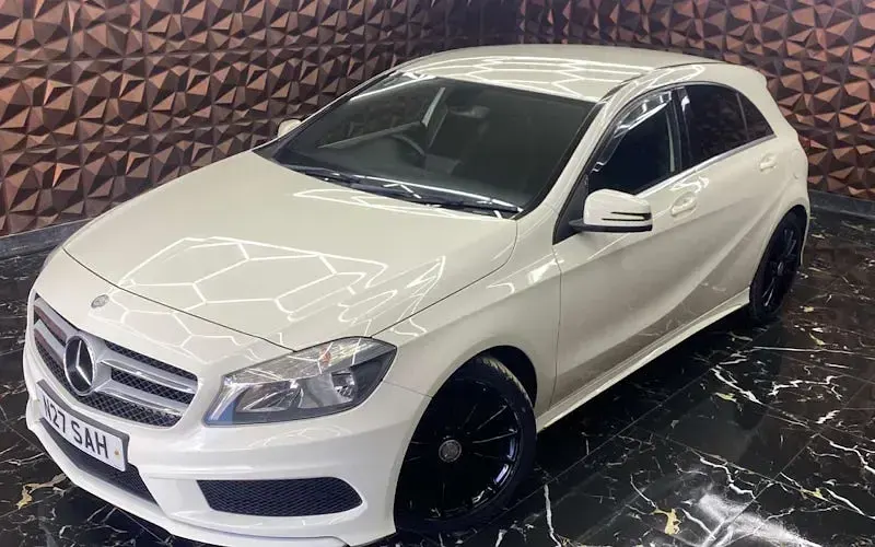 Used Mercedes A180 AMG 109 HP (80 kW) 2015 White Hatchback