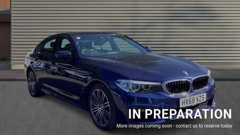 Mediterranean blue Used 2018 BMW 530e M Sport Sedan | £17,294 (Fair price) - Image 1/4