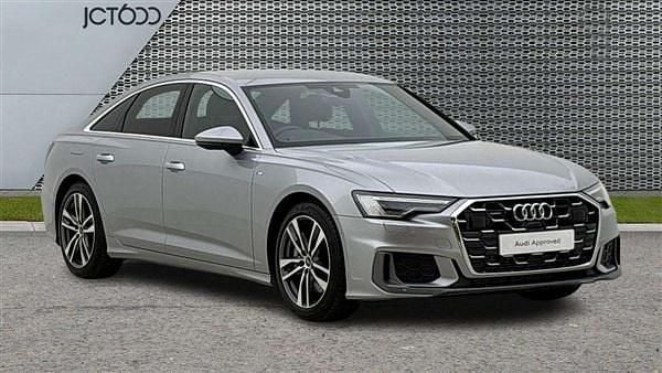 Silver Used 2024 Audi A6 S-Line Sedan | £38,250 (Expensive) - Image 1/4