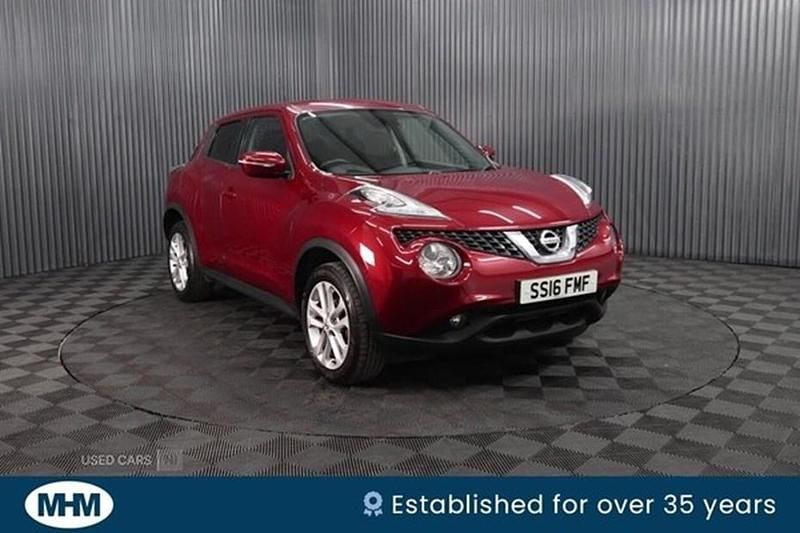 Red Used 2016 Nissan Juke Acenta SUV | £6,495 (Fair price) - Image 1/1