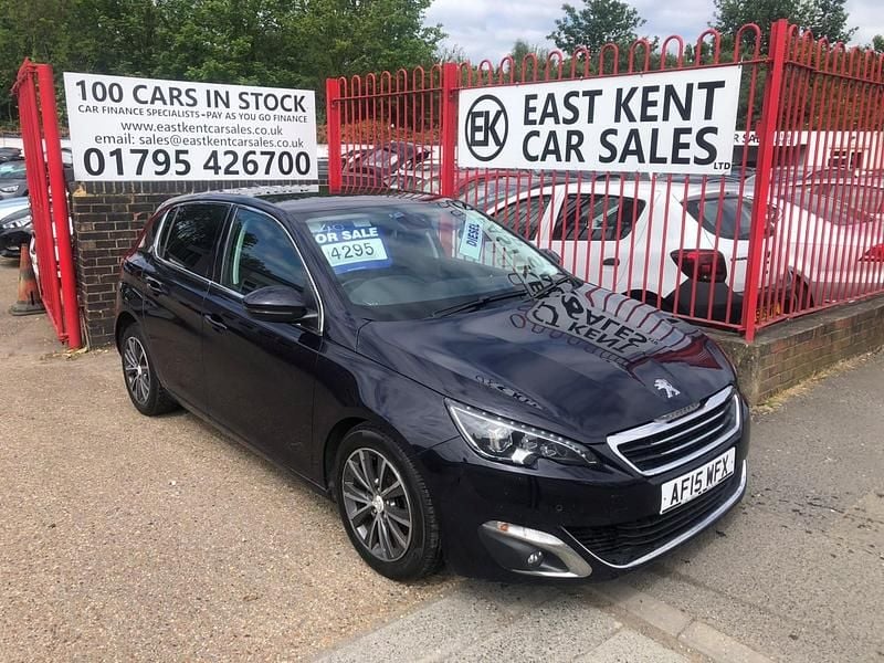Blue Used 2015 Peugeot 308 Allure Hatchback | £3,400 (Fair price) - Image 1/4