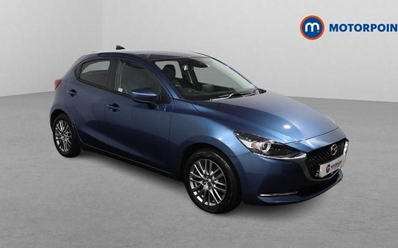 Usado Mazda 2 Inclusive 90 HP (66 kW) 2022 Azul Citadino
