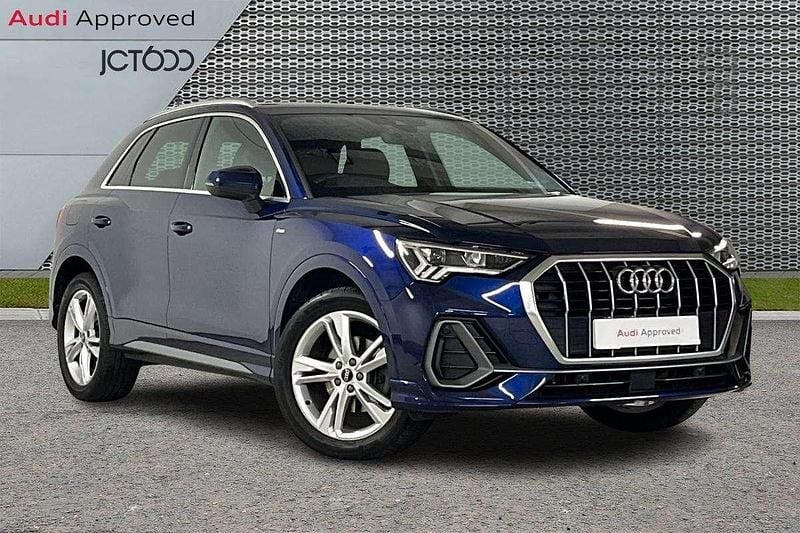 Blue Used 2022 Audi Q3 S-Line SUV | £28,000 (Fair price) - Image 1/4