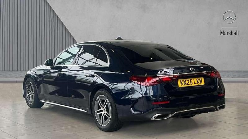 Used Mercedes E200 AMG line 201 HP (147 kW) 2025 Blue Sedan