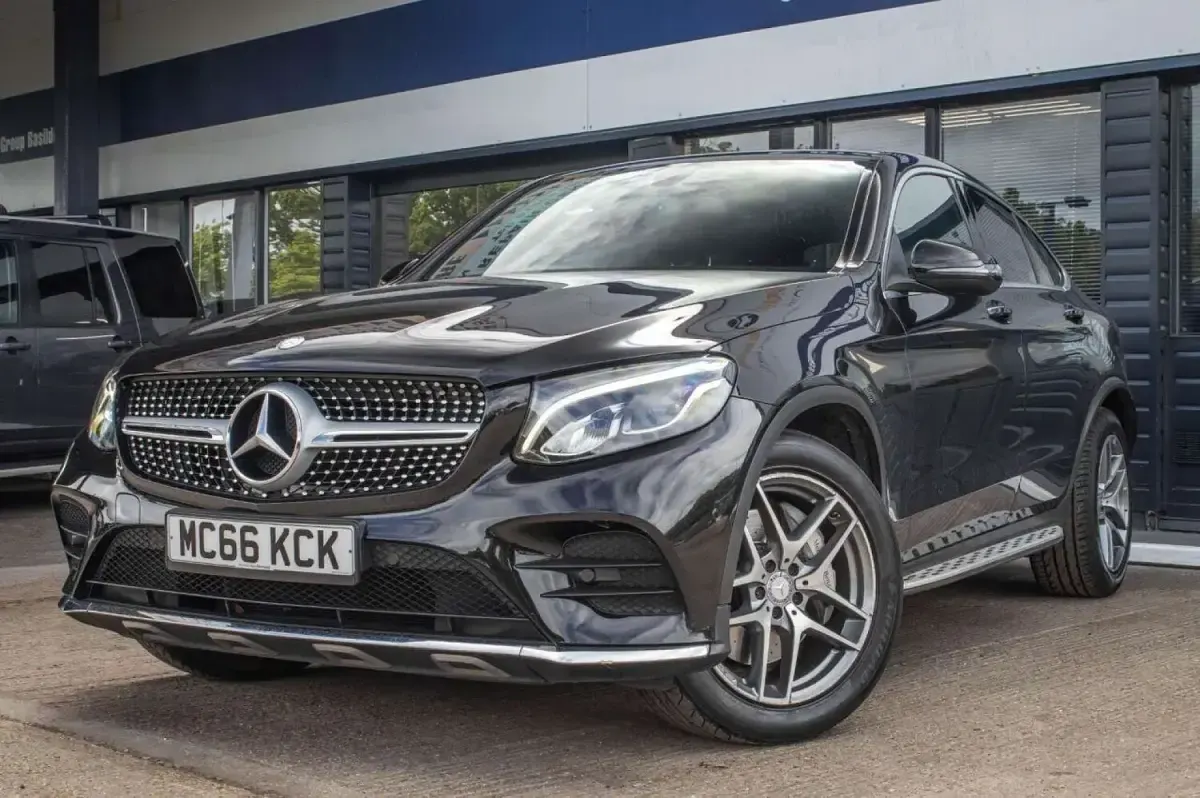 Used Mercedes GLC220 AMG line 170 HP (125 kW) 2017 Black SUV