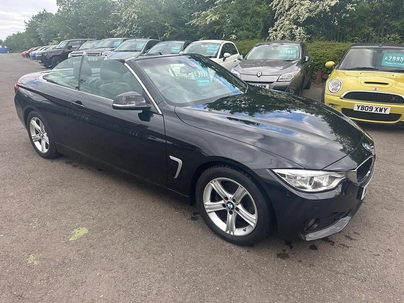 Black Used 2015 BMW 420 Cabriolet | £8,995 (Good price) - Image 1/4