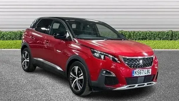 Used Peugeot 3008 GT-line 120 HP (88 kW) 2017 Red SUV