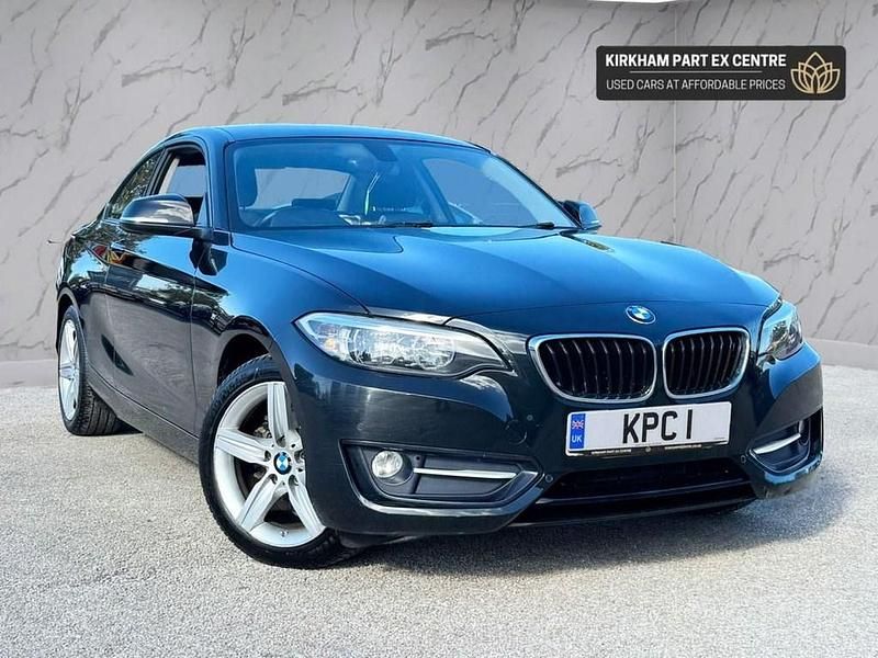 Used BMW 218 Sport Line 136 HP (100 kW) 2015 Black Coupe