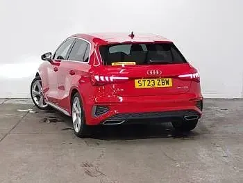 Used Audi A3 S-Line 110 HP (80 kW) 2023 Red Sedan