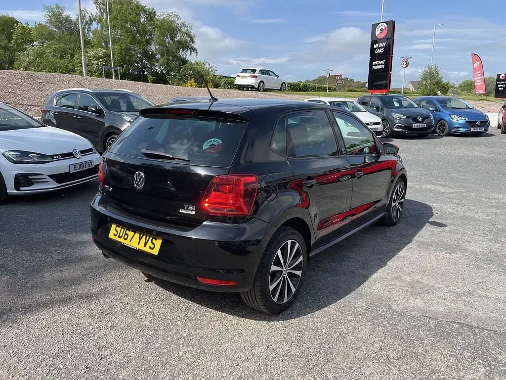 Used VW Polo R-line 2017 Black Hatchback