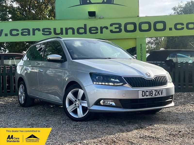 Silver Used 2018 Skoda Fabia SE L Estate | £6,950 (Fair price) - Image 1/4
