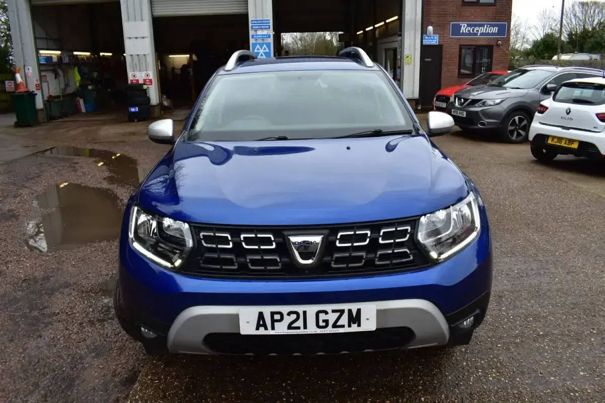 Używany Dacia Duster Prestige 100 KM (73 kW) 2021 Niebieski SUV
