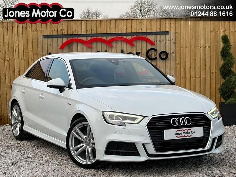 Used Audi A3 S-Line 190 HP (139 kW) 2019 White Sedan
