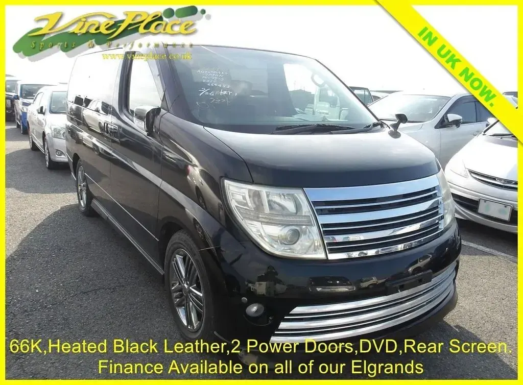 Used Nissan Elgrand 2008 Black MPV
