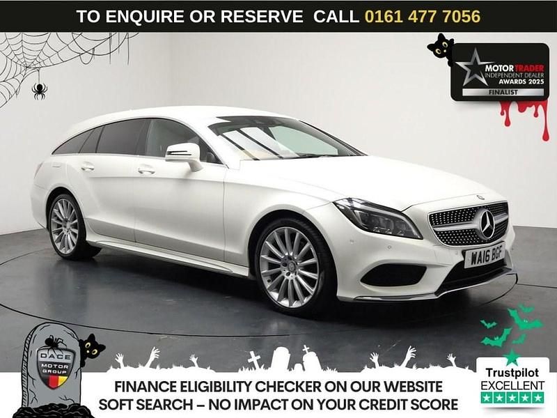 White Used 2016 Mercedes CLS220 Shooting Brake AMG line Estate | £13,890 - Image 1/3