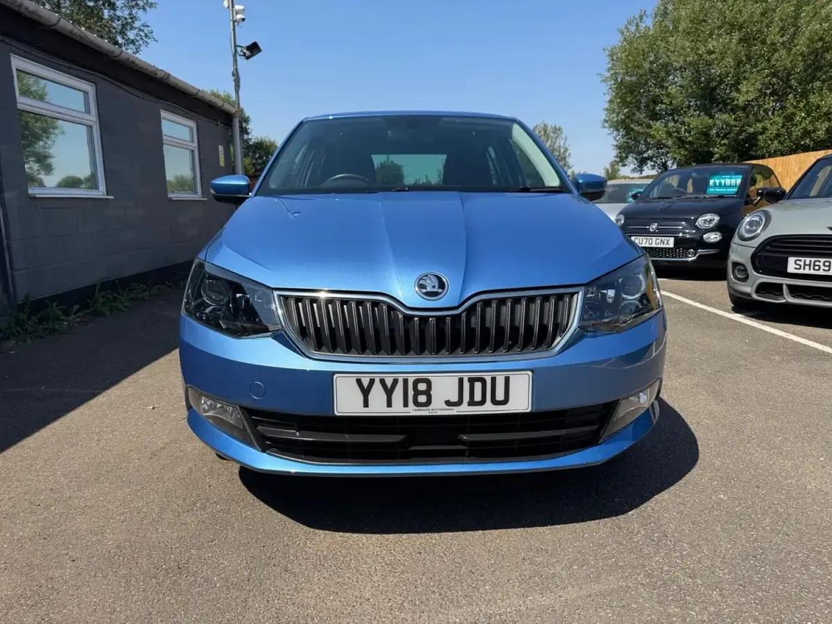 Used Skoda Fabia SE L 110 HP (80 kW) 2018 Blue Hatchback