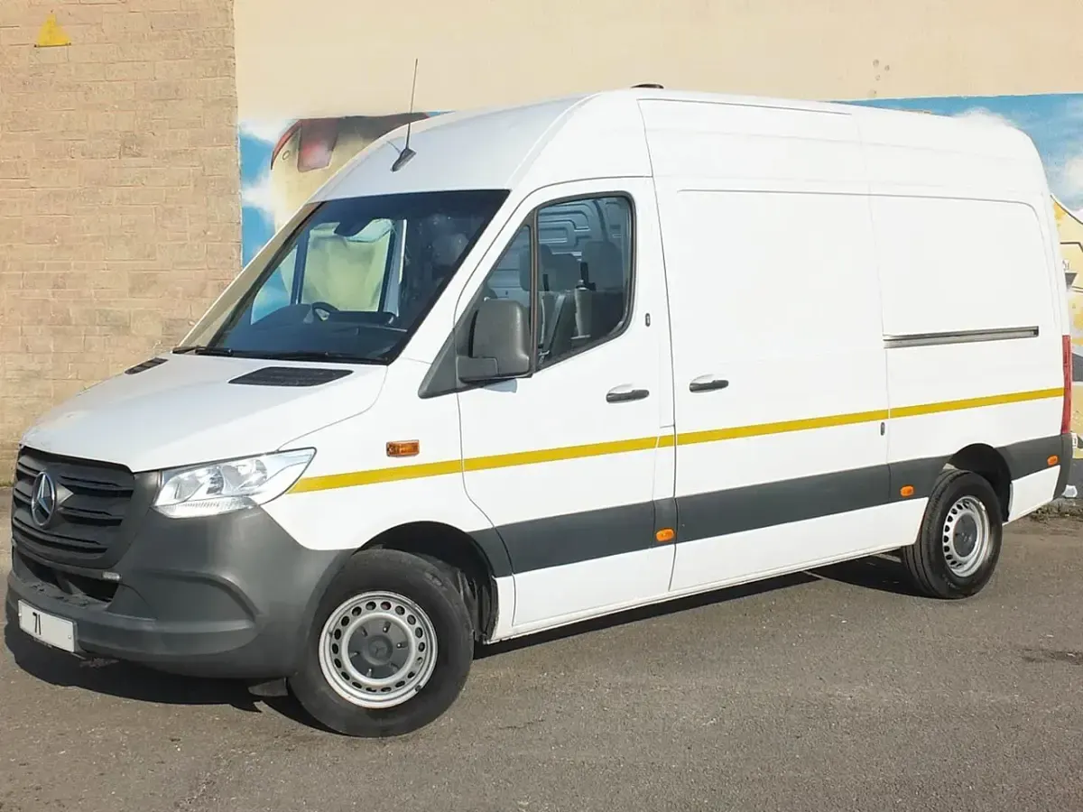 Used Mercedes Sprinter Progressive 160 HP (117 kW) 2021 White Van