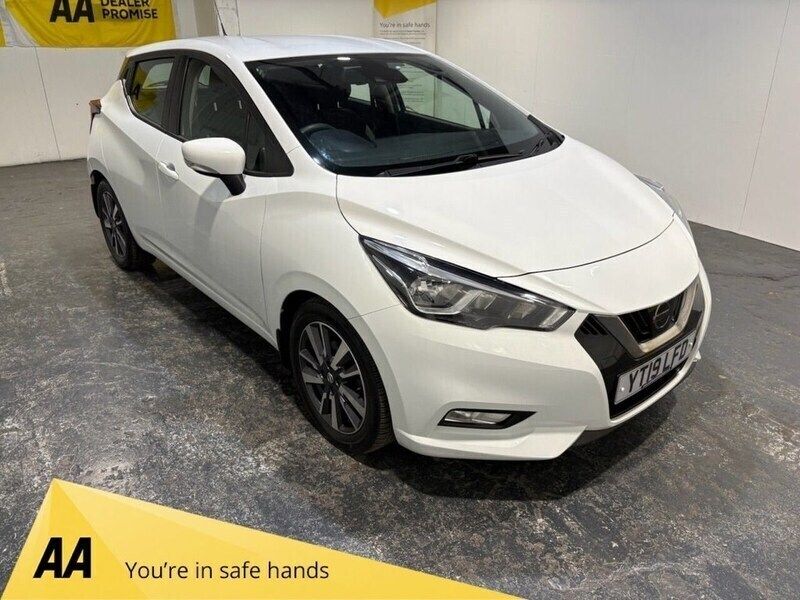 White Used 2019 Nissan Micra Acenta Hatchback | £8,000 (Fair price) - Image 1/3