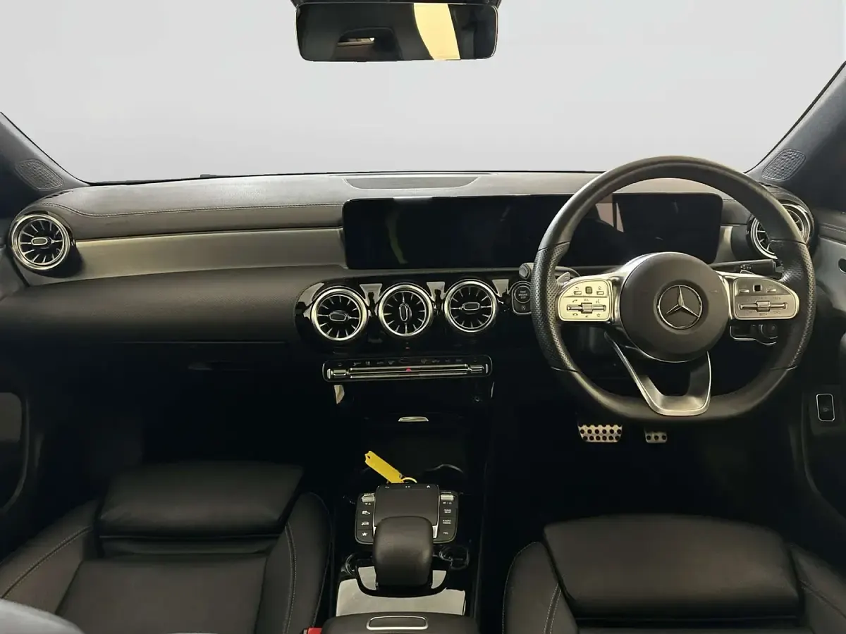 Used Mercedes CLA200 AMG Line Premium Plus 163 HP (119 kW) 2021 Black Coupe