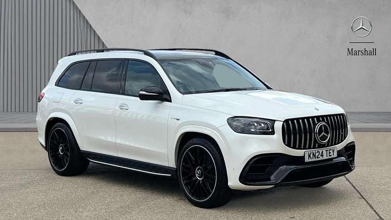 White Used 2024 Mercedes GLS63 AMG Executive SUV | £94,995 (Super price) - Image 1/4
