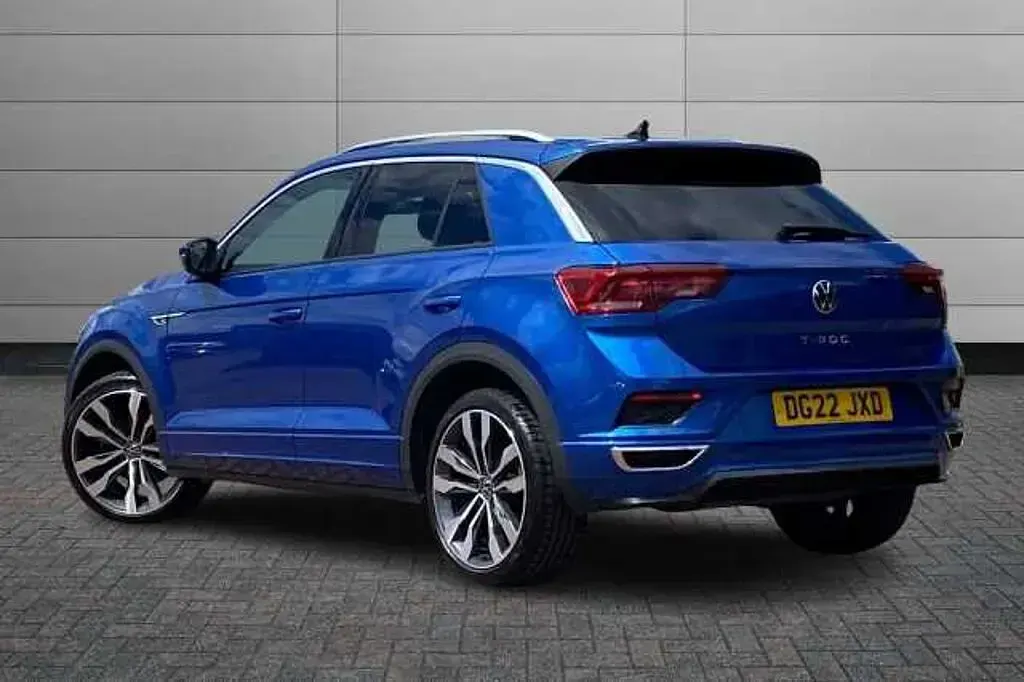 Used VW T-Roc R-line 150 HP (110 kW) 2022 Blue SUV