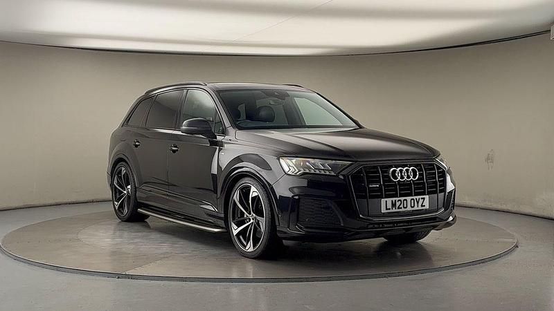 Orca black metallic/orca black metallic Used 2020 Audi Q7 Black Edition SUV | £34,950 (Fair price) - Image 1/4