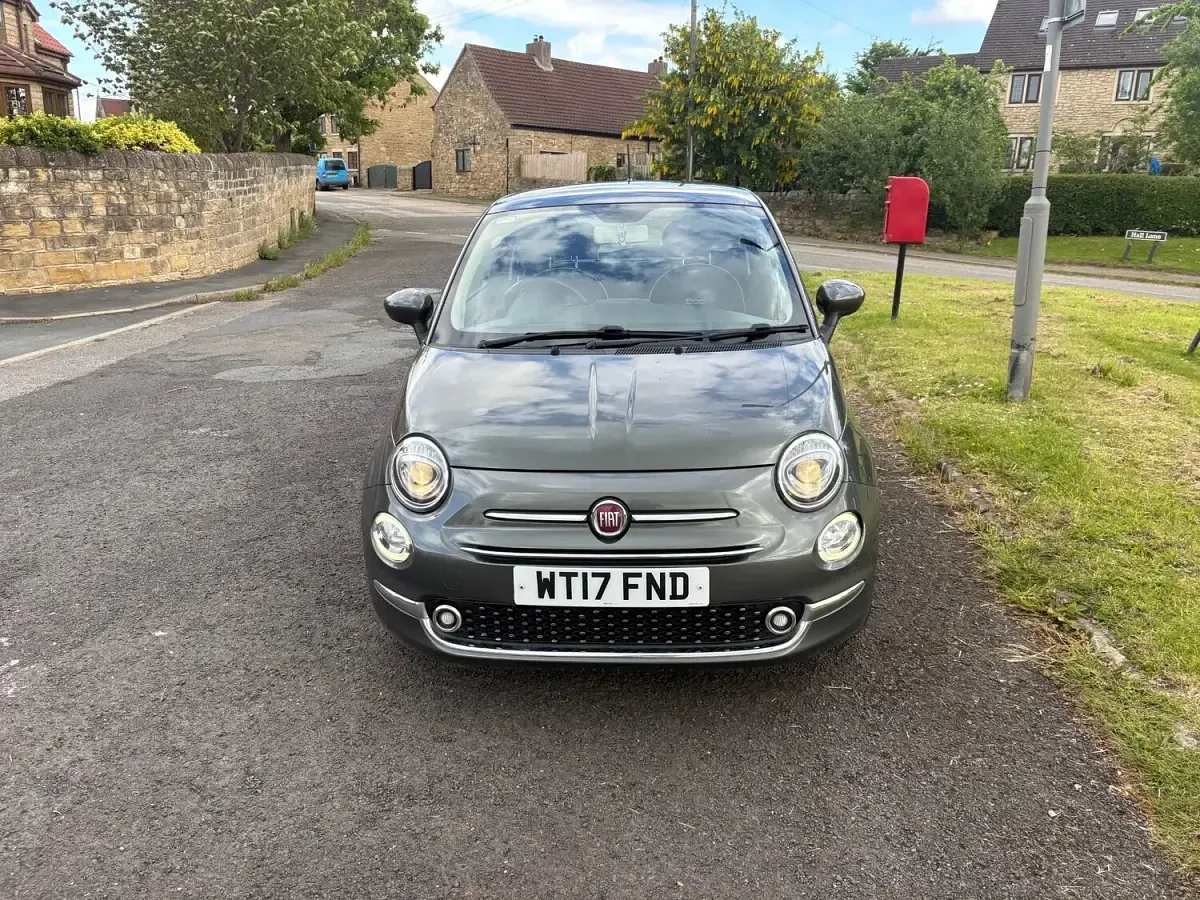 Used Fiat 500 Lounge 69 HP (50 kW) 2017 Grey Hatchback