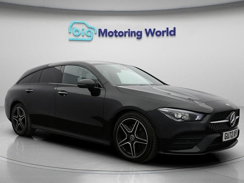 Black Used 2022 Mercedes CLA200 AMG Line Premium Estate | £18,200 (Good price) - Image 1/4