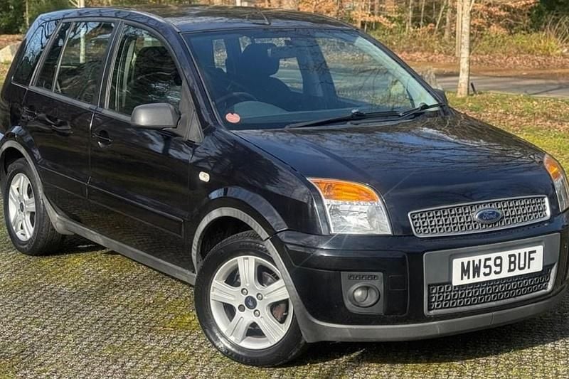 Used Ford Fusion Zetec 2010 Black Hatchback