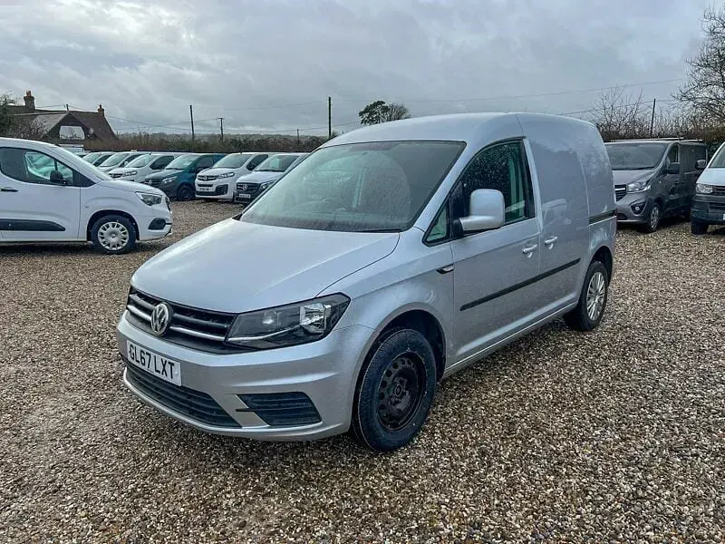 Begagnad VW Caddy Trendline 2017 Silver Minibuss