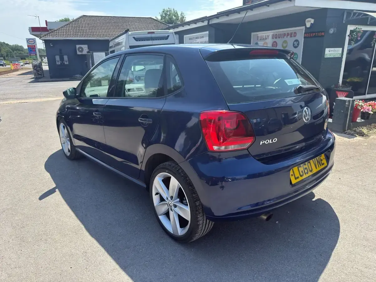 Used VW Polo SEL 85 HP (62 kW) 2010 Blue Hatchback