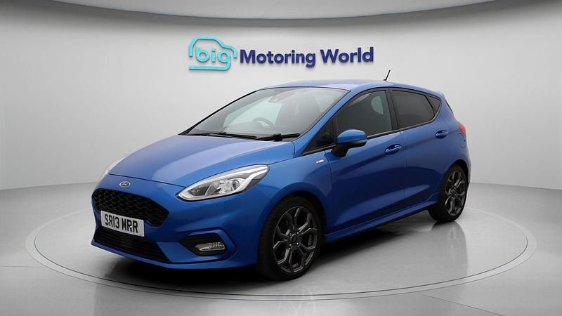 Used Ford Fiesta ST-Line 125 HP (91 kW) 2019 Blue Hatchback