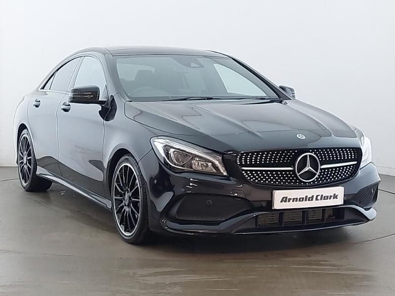 Used Mercedes CLA220 AMG line 170 HP (125 kW) 2019 Black Sedan