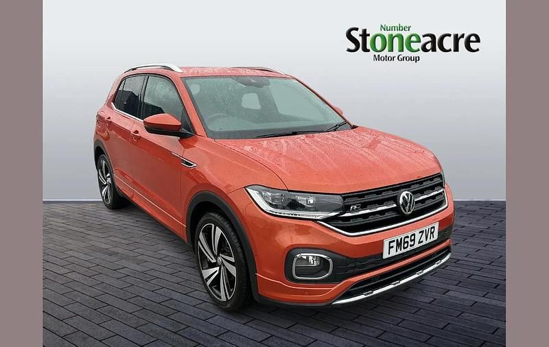 Used VW T-Cross R-line 115 HP (84 kW) 2020 Orange SUV