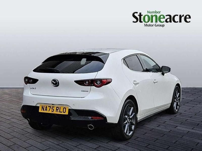 New Mazda 3 Exclusive-Line 186 HP (136 kW) 2025 White Hatchback